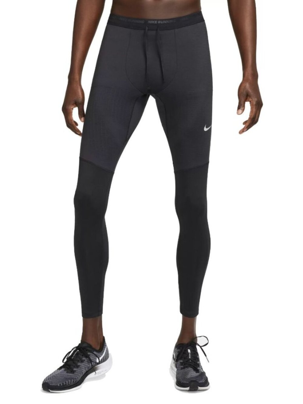 NWT Nike Mens Phenom Elite Running Tights Black Size L $90 [jb]